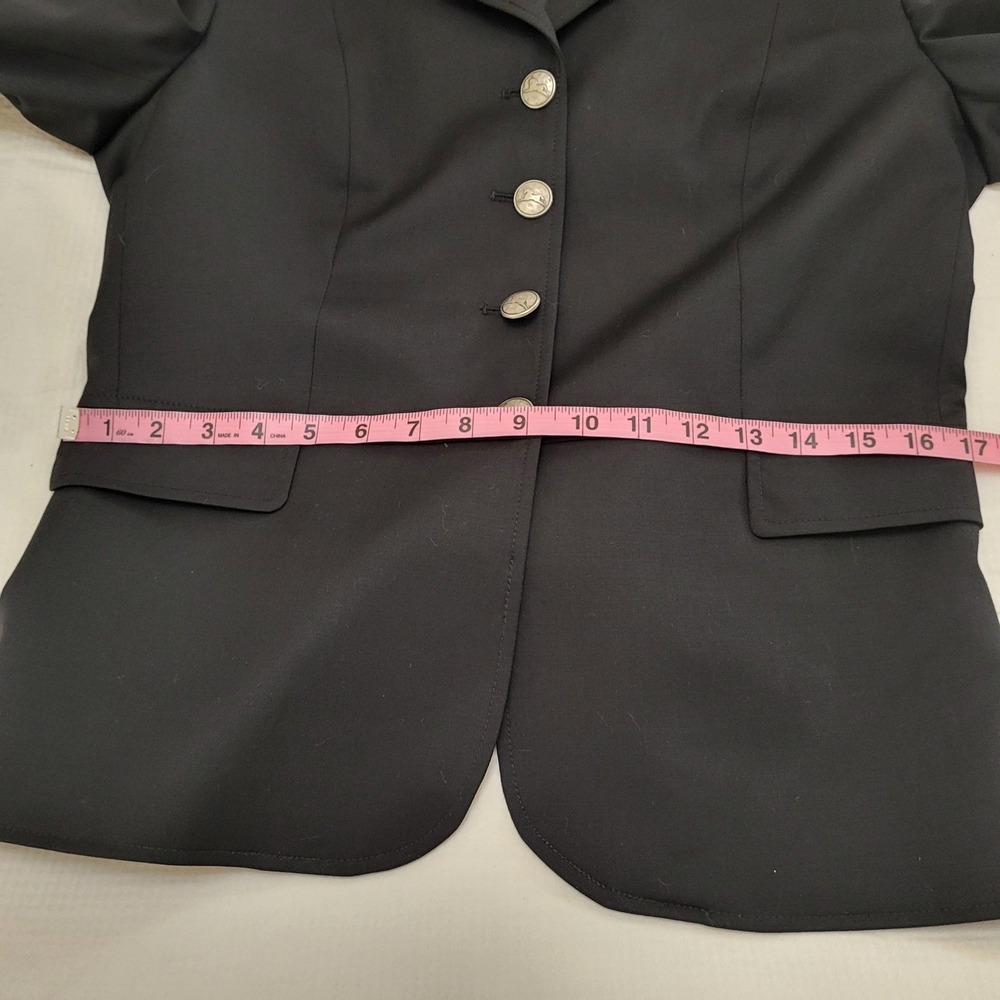 RJ Classics Travers Prestige Black Dressage Short Coat Competition Jacket 6R - Picture 12 of 15